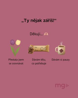 A co vám pomáhá, abyste se cítili dobře? ❤️‍🩹 #mgczsk #snidane #proteinovatycinka #orechovykrem #instantnikase...